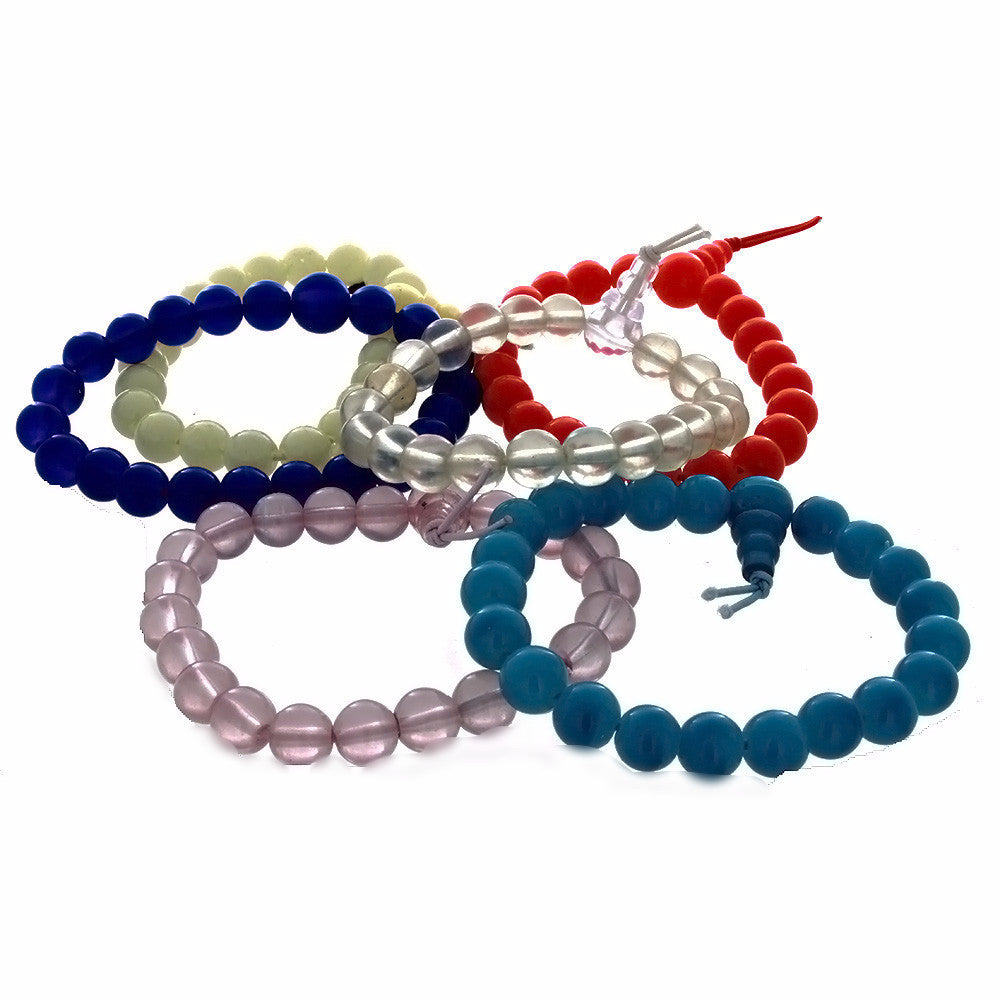 STRETCH GLASS ROUND BRACELET (6)