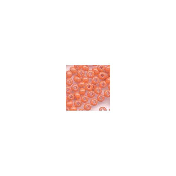 BEADS ORANGE GLASS SEED