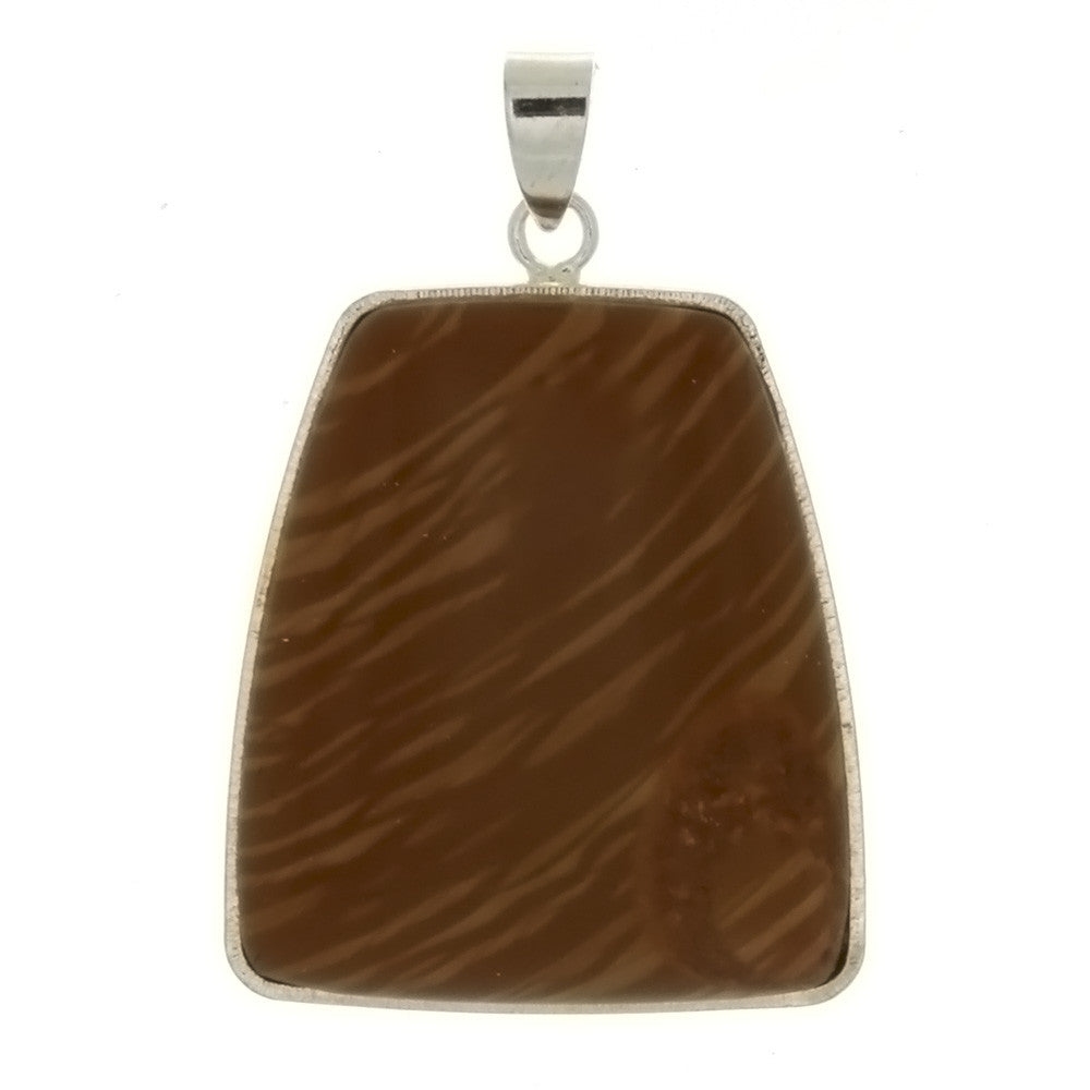 GEMSTONE JASPER PICTURE LADDER 25 X 30 MM PENDANT