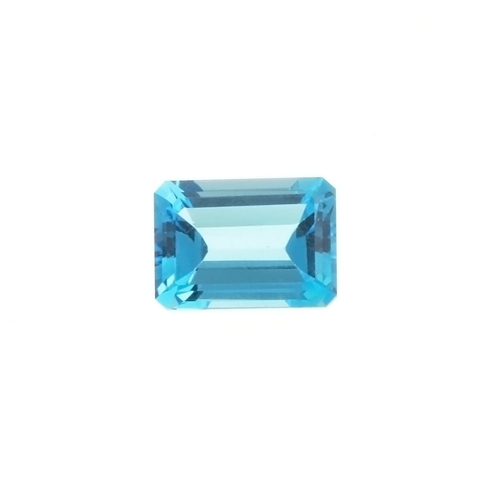 GEMSTONE TOPAZ BLUE SUPER RECTANGLE FACETED GEMS