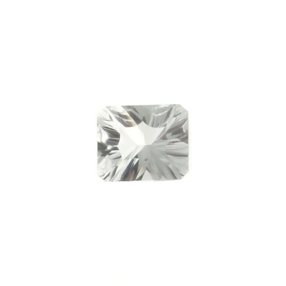 GEMSTONE TOPAZ WHITE RECTANGLE FACETED GEMS