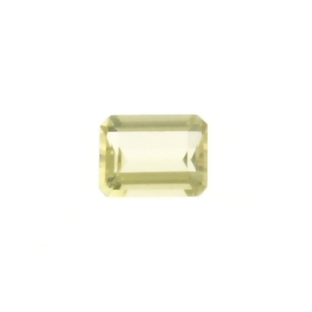 GEMSTONE QUARTZ GREEN RECTANGLE FACETED GEMS