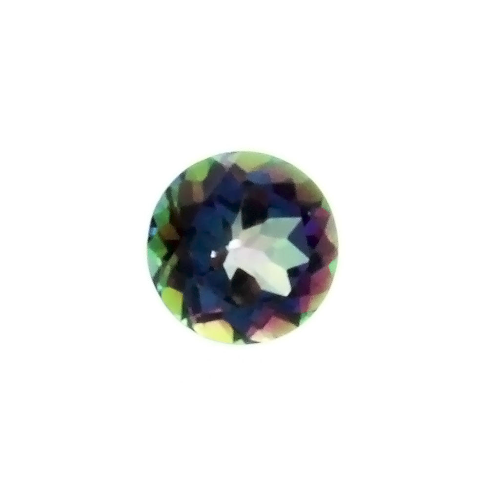 GEMSTONE TOPAZ MYSTIC PURPLE ROUND FACETED GEMS