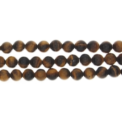 TIGER'S EYE ROUND 6 MM STRAND