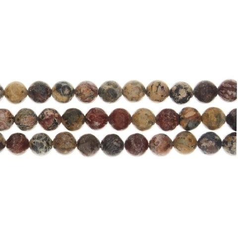 JASPER BRECCIATED ROUND 6 MM STRAND