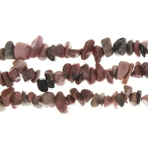 RHODONITE CHIP STRAND