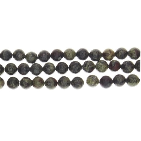 JASPER DRAGONBLOOD ROUND 6 MM STRAND