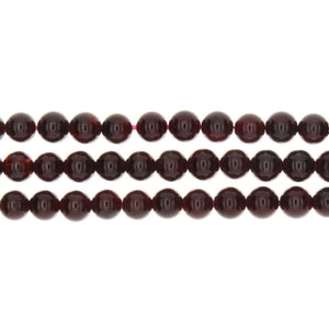 GARNET RHODOLITE ROUND 6 MM STRAND