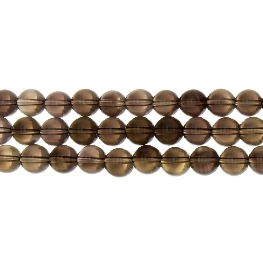 QUARTZ SMOKY ROUND 7 MM STRAND