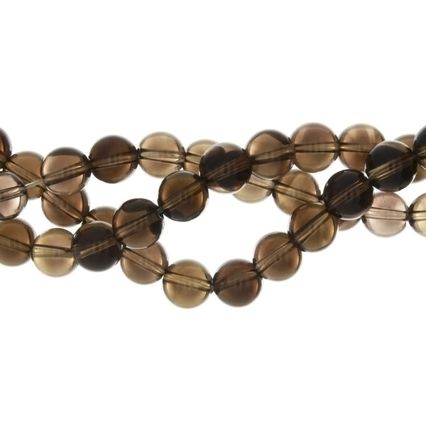 QUARTZ SMOKY ROUND 7 MM STRAND