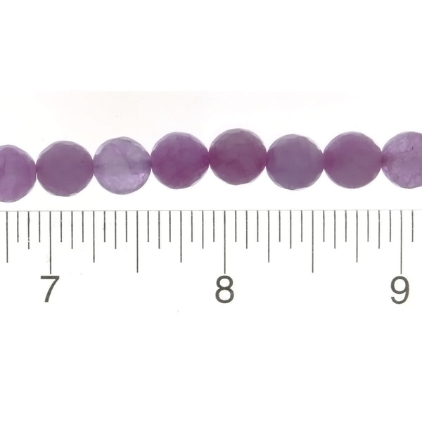 DYED ROUND FACETED 6 MM STRAND