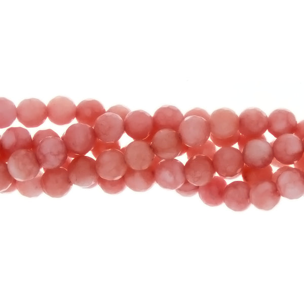 DYED ROUND FACETED 6 MM STRAND