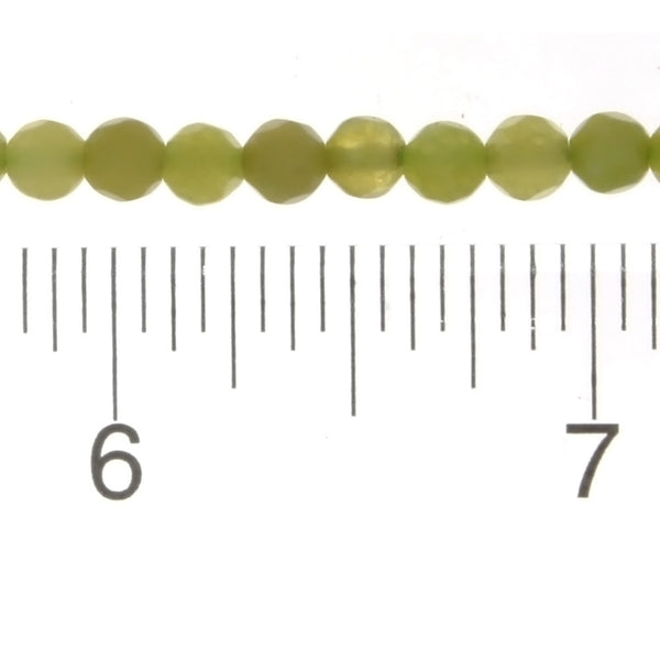 DYED ROUND FACETED 4 MM STRAND