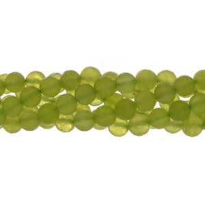 DYED ROUND FACETED 8 MM STRAND