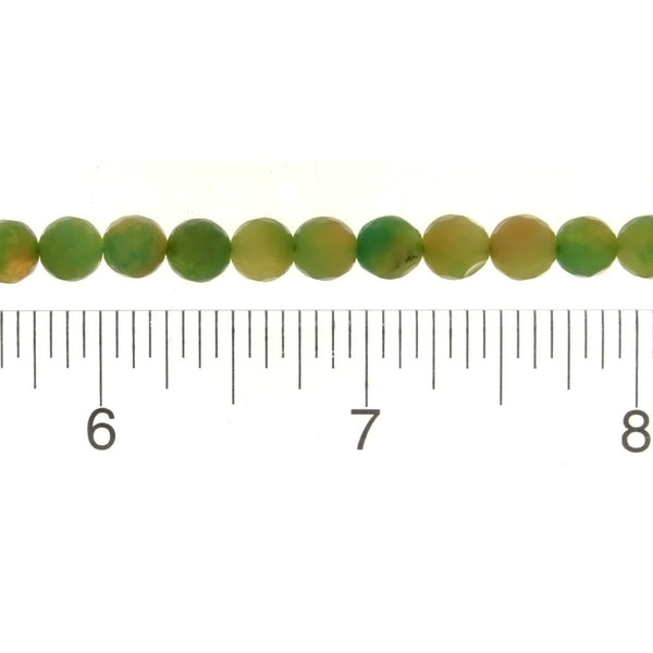 DYED ROUND FACETED 6 MM STRAND