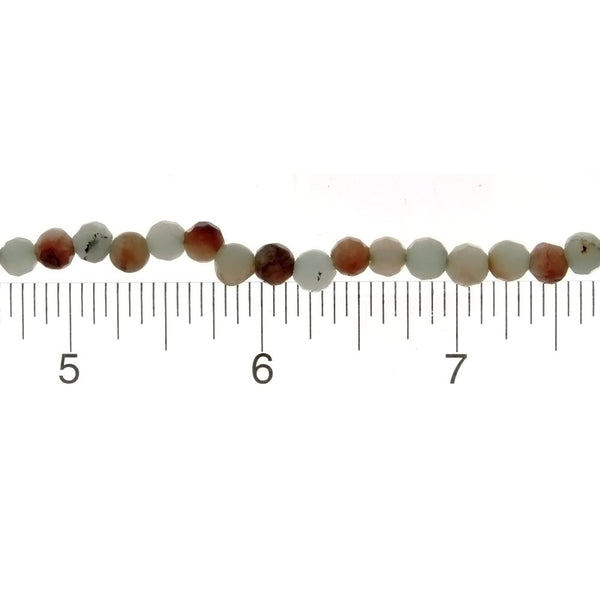 DYED ROUND FACETED 5 MM STRAND