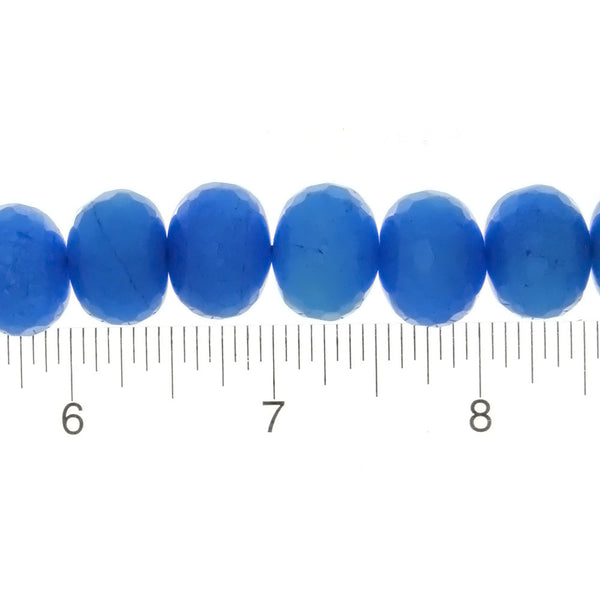 DYED RONDELLE FACETED 13 X 16 MM STRAND