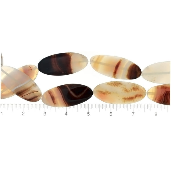 NATURAL OVAL 23 X 58 MM STRAND