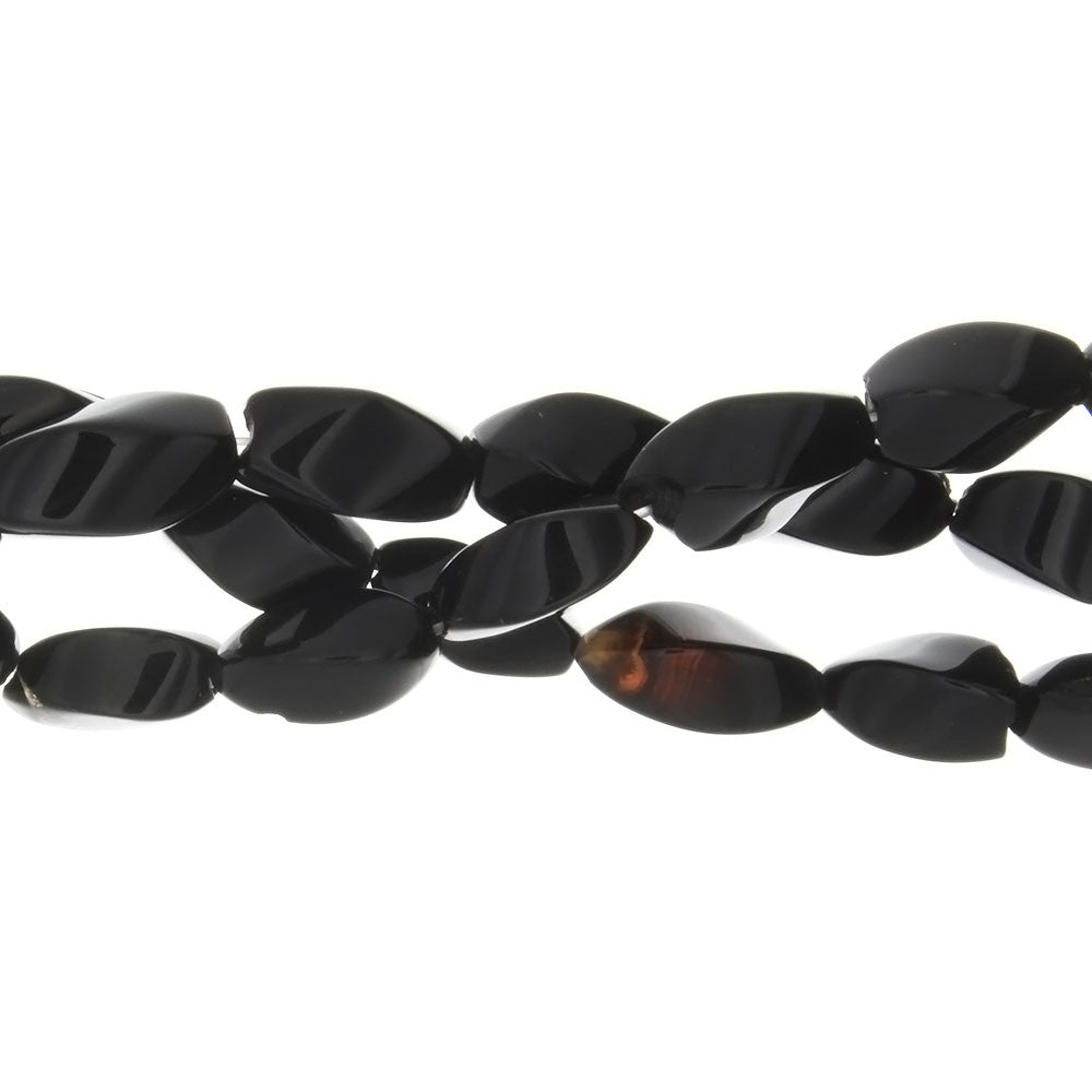 BLACK TWIST 8 X 15 MM STRAND