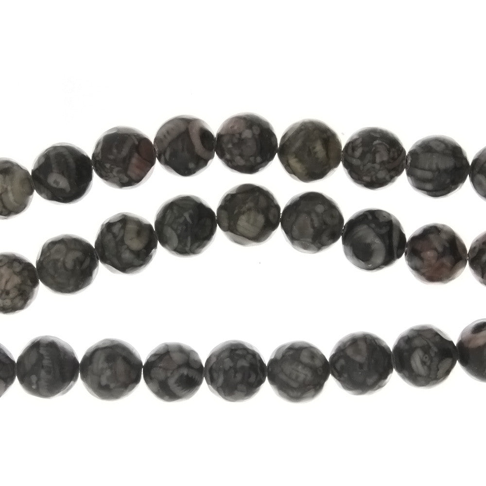 FOSSIL ROUND 10 MM STRAND