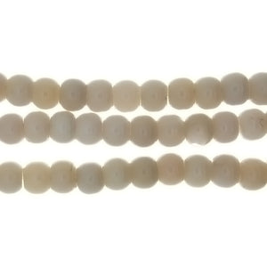 JADE WHITE DRUM 8 X 10 MM STRAND