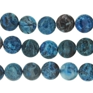 LAGUNA LACE BLUE COIN 20 MM STRAND