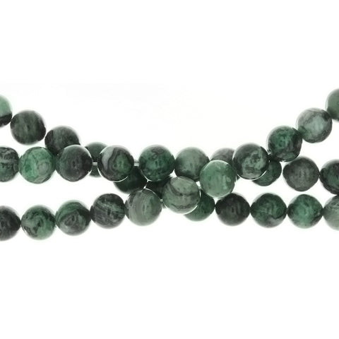 LAGUNA LACE GREEN ROUND 10 MM STRAND