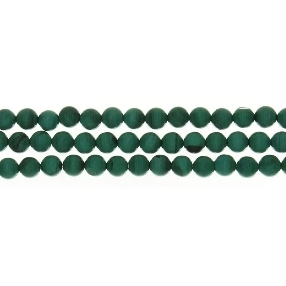 MALACHITE ROUND 4 MM STRAND