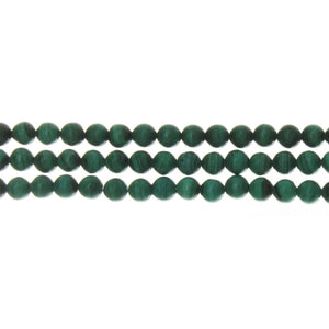 MALACHITE ROUND 4 MM STRAND