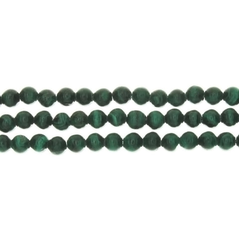 MALACHITE ROUND 4 1/2 MM STRAND