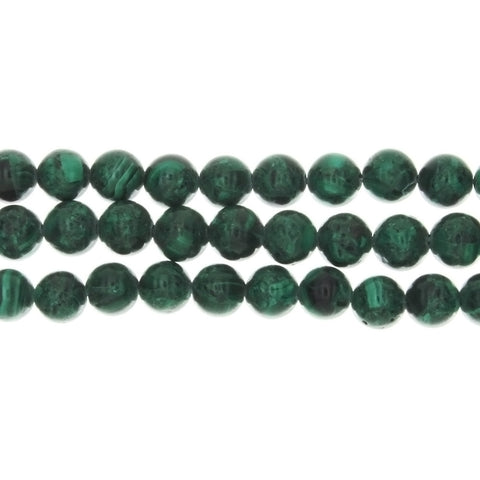 MALACHITE ROUND 8 MM STRAND