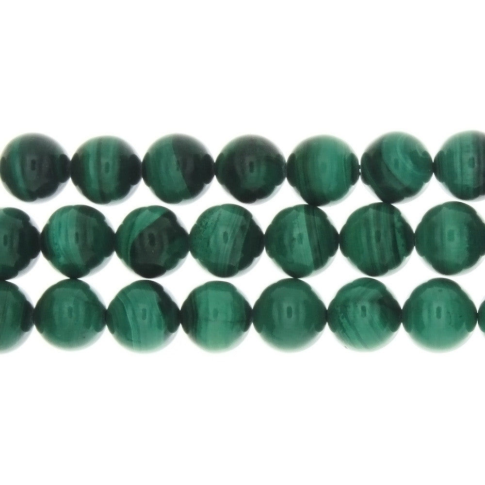 MALACHITE ROUND 10 MM STRAND