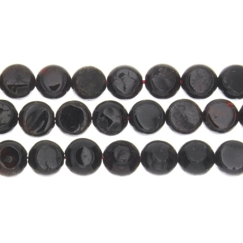 GARNET ANDRADITE COIN 9 MM STRAND