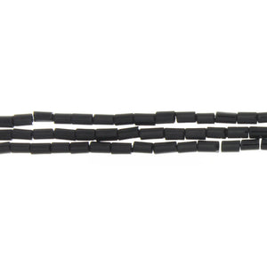 ONYX BLACK TUBE 3 X 5 MM STRAND