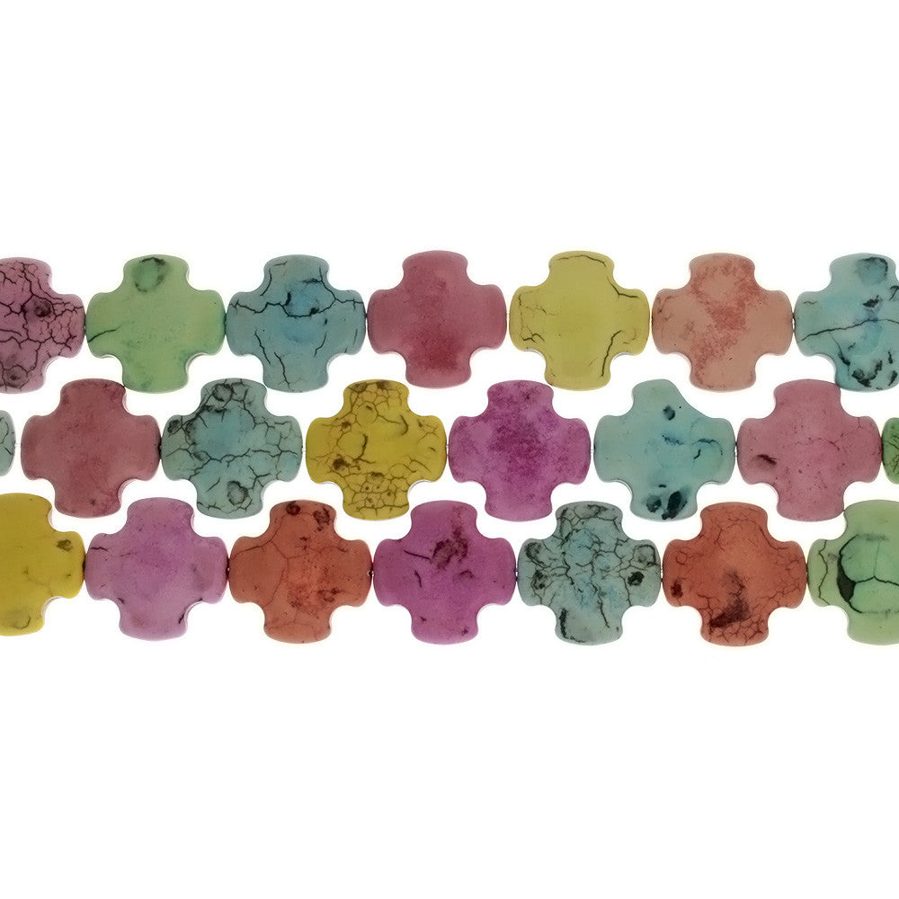 MAGNESITE PUZZLE PIECE 25 MM STRAND