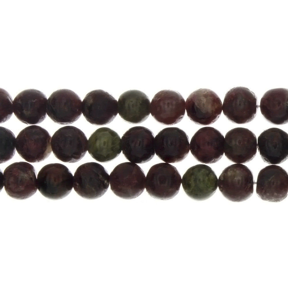 TOURMALINE WATERMELON ROUND 9 MM STRAND