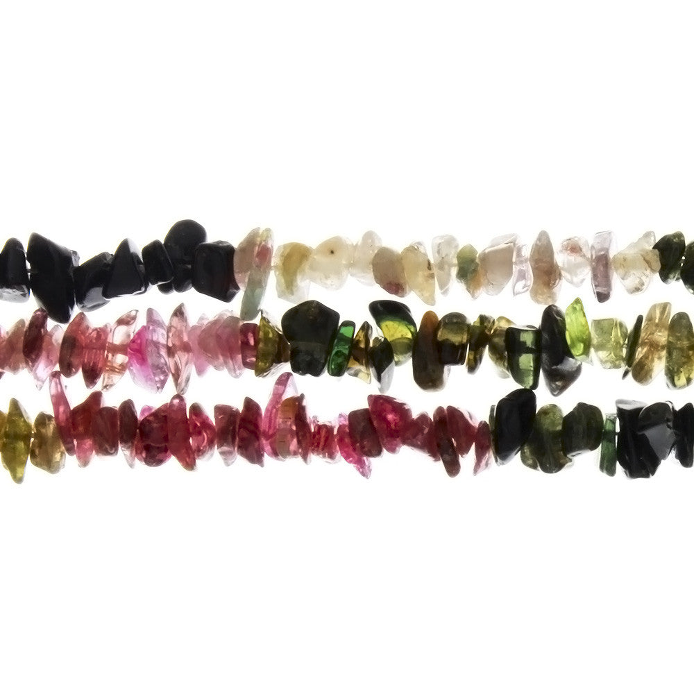 TOURMALINE WATERMELON CHIP STRAND