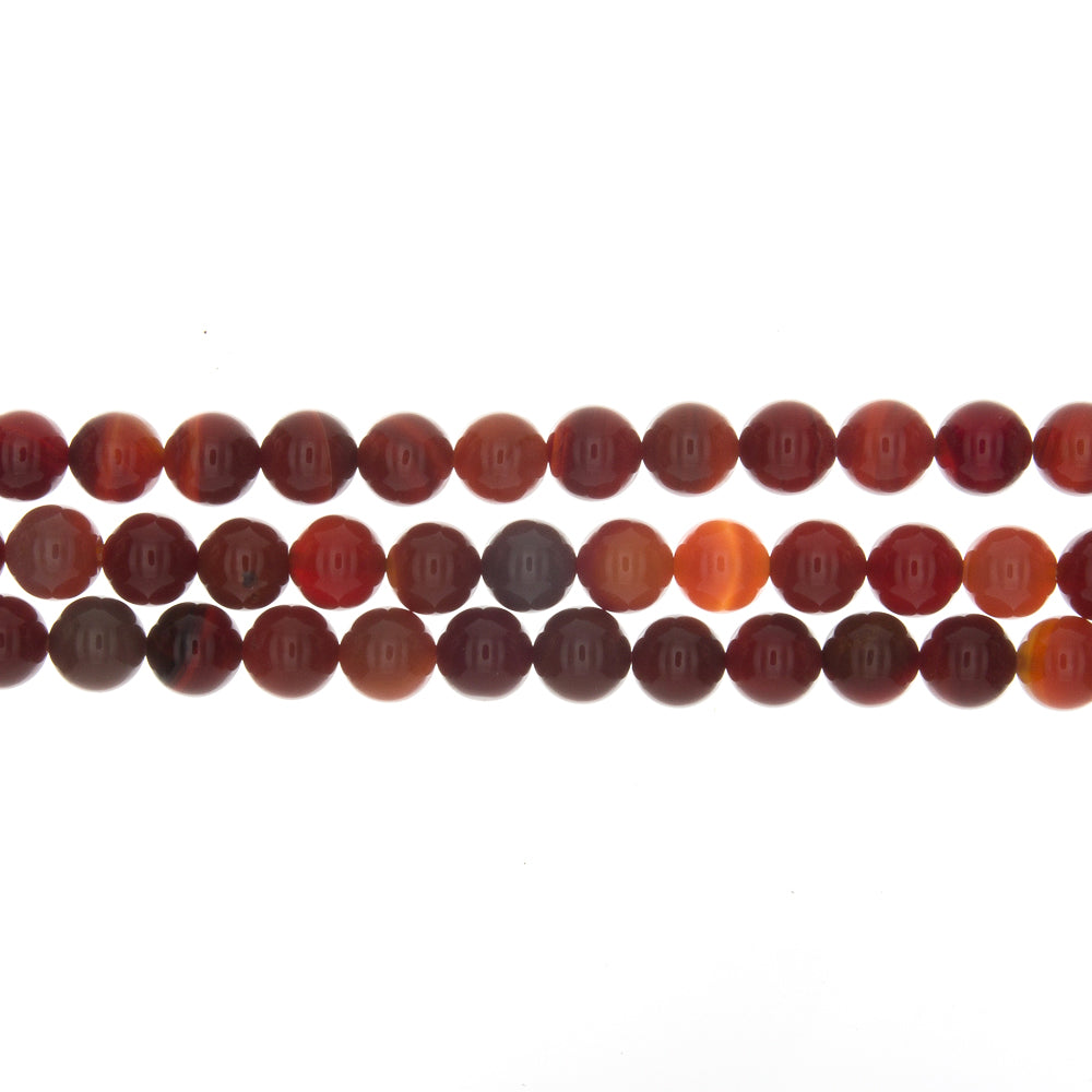 CARNELIAN ROUND 10MM STRAND