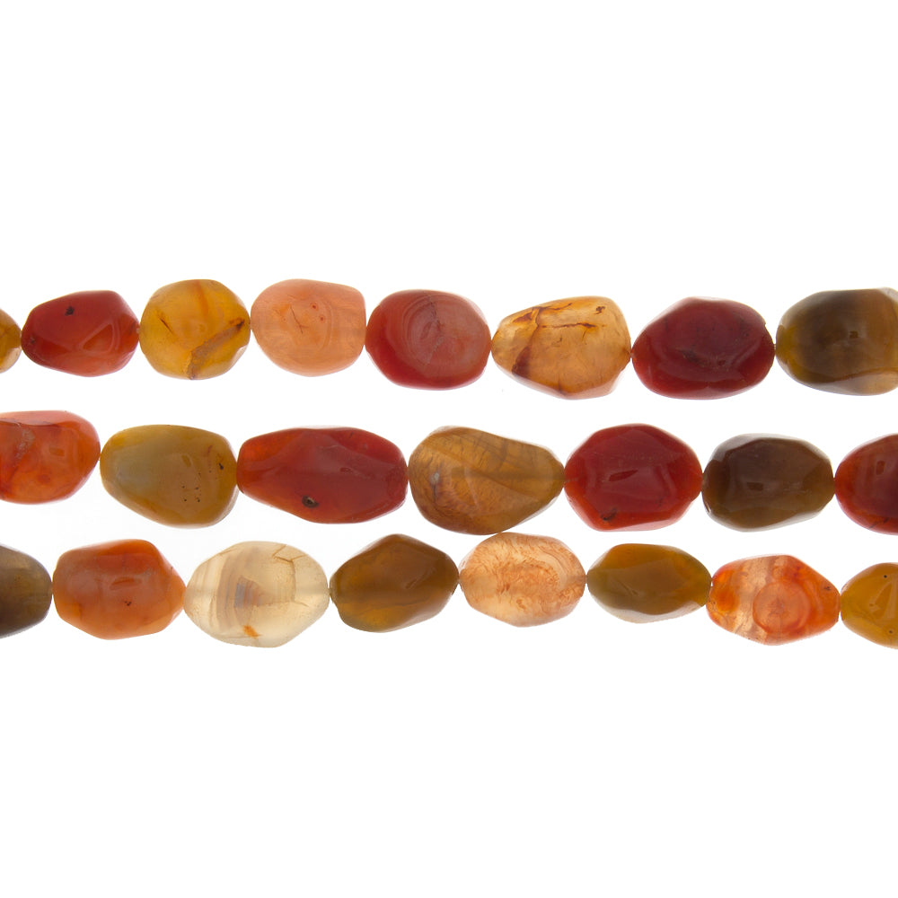 CARNELIAN NUGGET 20-25MM STRAND