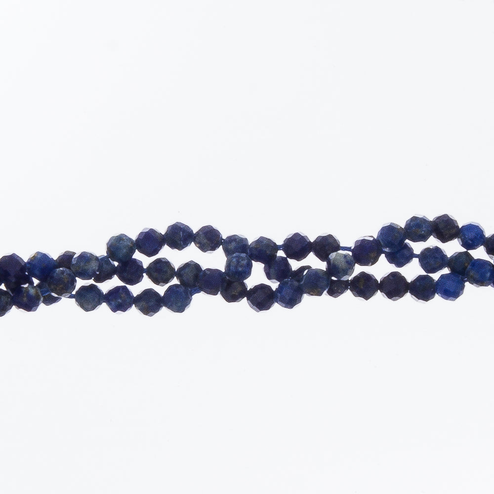 LAPIS LAZULI 3MM FACETED ROUND