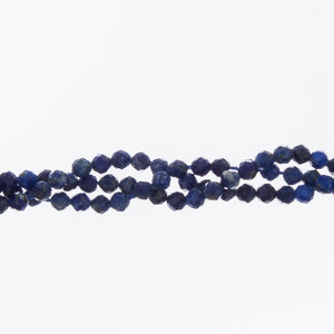 LAPIS LAZULI 3MM FACETED ROUND